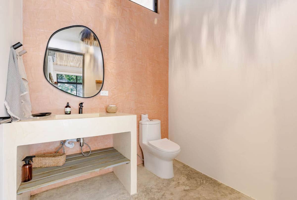Villa One - main-floor washroom
