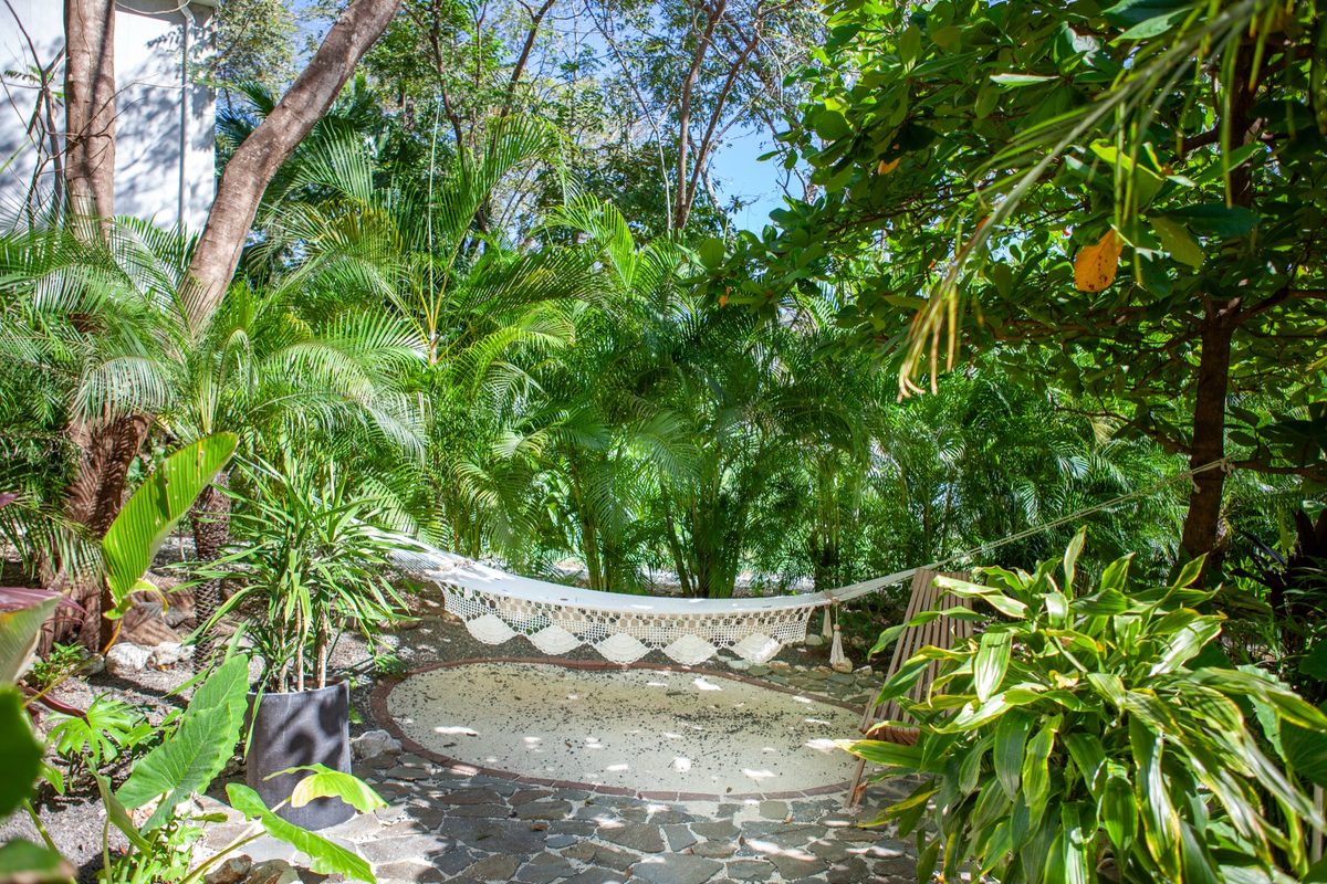 Villa Two - hammock in the garden